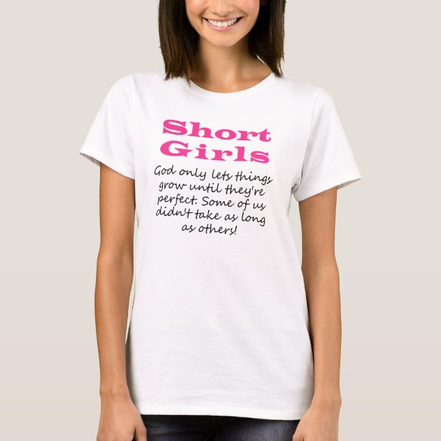 Camiseta T-shirt curto das meninas (Frente)