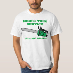 Camiseta T-shirt CUSTOMIZÁVEIS do serviço da árvore