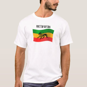 Camiseta T-shirt CUSTOMIZÁVEL da bandeira de Rasta
