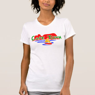 Camiseta T-shirt customizável das senhoras bonitos de Cape