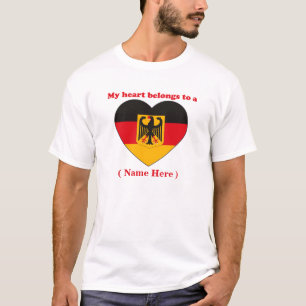 Camiseta T-shirt customizável de Alemanha
