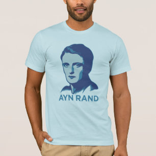 Camiseta T-shirt customizável de Ayn Rand