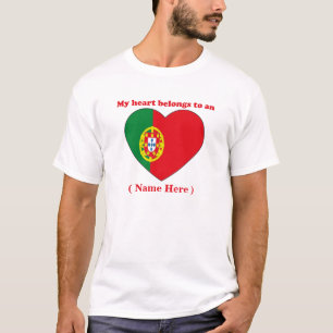 Camiseta T-shirt customizável de Portugal