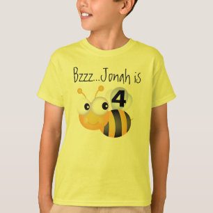 Camiseta T-shirt customizável do aniversário do zangão d