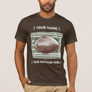 Camiseta T-shirt customizável do futebol