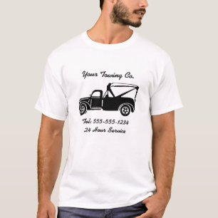 Camiseta T-shirt customizável do reboque