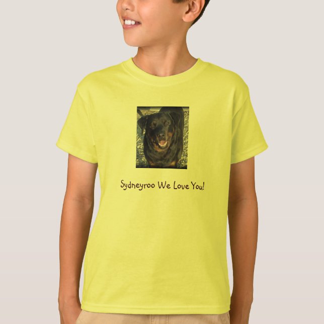 Camiseta T-shirt customizável dos miúdos (Frente)