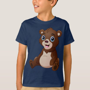 Camiseta T-Shirt Cute Brown Bear