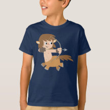T-Shirt Cute Cartoon Centaur Sagittarius Kids