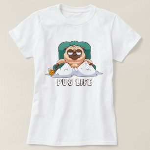 Camiseta T-Shirt Cute Fat Pug