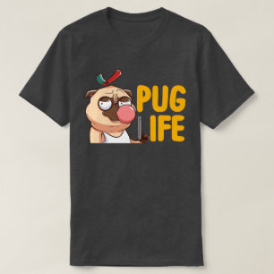 Camiseta T-Shirt Cute Fat Pug