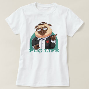 Camiseta T-Shirt Cute Fat Pug