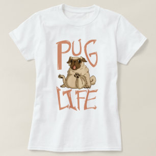 Camiseta T-Shirt Cute Fat Pug