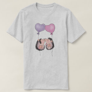 Camiseta T-Shirt Cute Hedgehogs