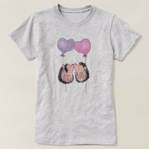 Camiseta T-Shirt Cute Hedgehogs