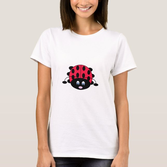 Camiseta T-Shirt Cute Ladybug (Frente)