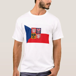 Camiseta T-shirt Czechoslovakian da bandeira (república