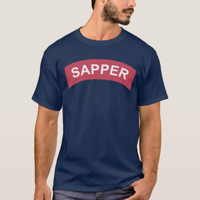 Camiseta T-shirt da aba do Sapper (Frente)
