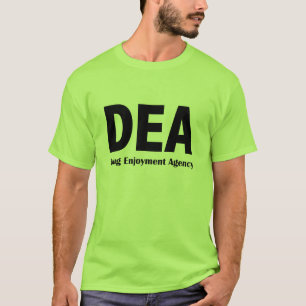 Camiseta T-shirt da agência da apreciação da droga do DE