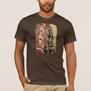 Camiseta T-shirt da aguarela de Chelsea NYC do hotel