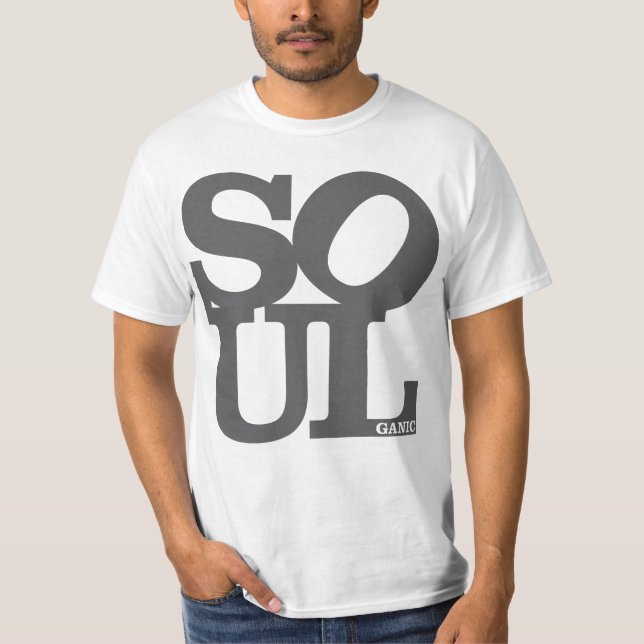 Camiseta T-shirt da "alma" de Soulganic (Frente)