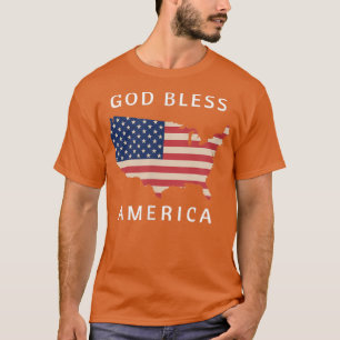 Camiseta T-shirt da América do deus abençoe