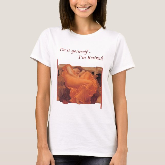 Camiseta T-shirt da aposentadoria (Frente)