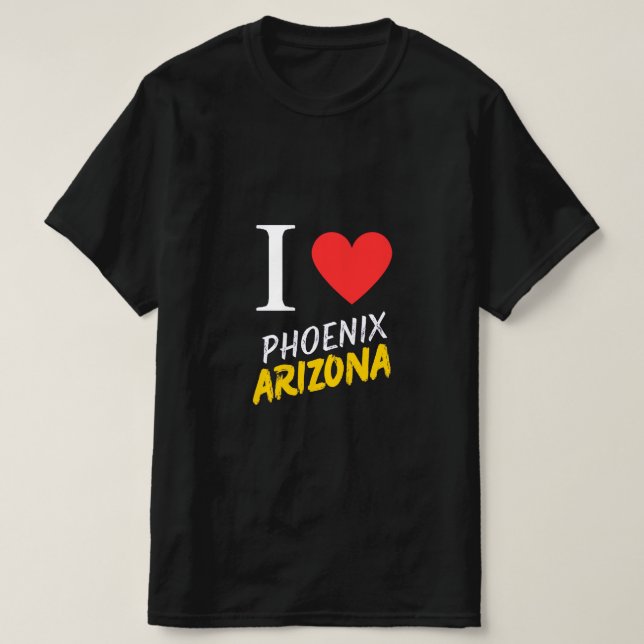 Camiseta T-Shirt da Arizona de Phoenix (Frente do Design)