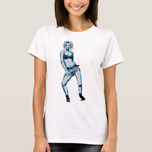 CAMISETA T-SHIRT DA ARTE DA RUA DO VAMP DE WENDY JAMES