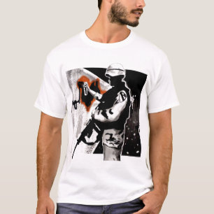 Camiseta T-shirt da arte da tropa