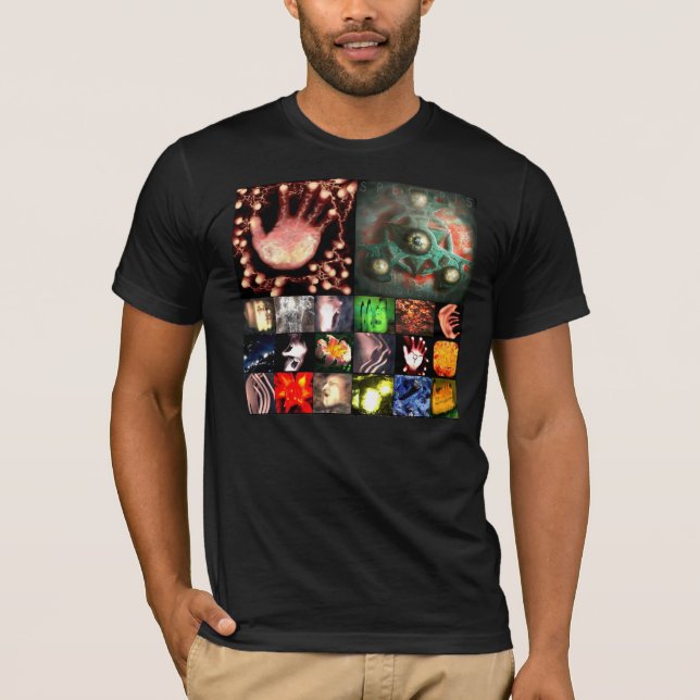 Camiseta T-shirt da arte do álbum da INDÚSTRIA (Frente)