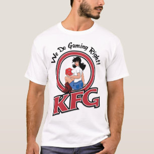 Camiseta T-shirt da arte do nariz de KFG (luz)