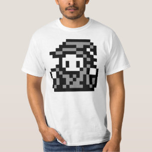 Camiseta T-shirt da arte do pixel do Sprite de Mage 16x16