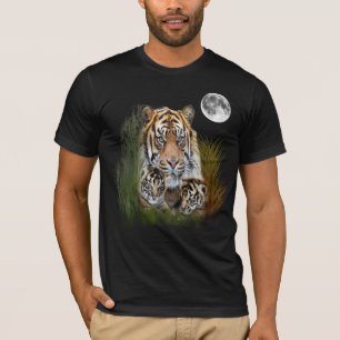 Camiseta T-shirt da arte do tigre