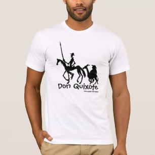 Camiseta T-shirt da arte gráfica de Don Quixote e de Sanch