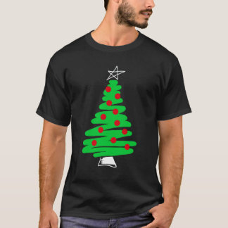 Camiseta T-shirt da árvore de Natal