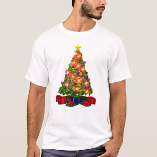 Camiseta T-shirt da árvore de Natal
