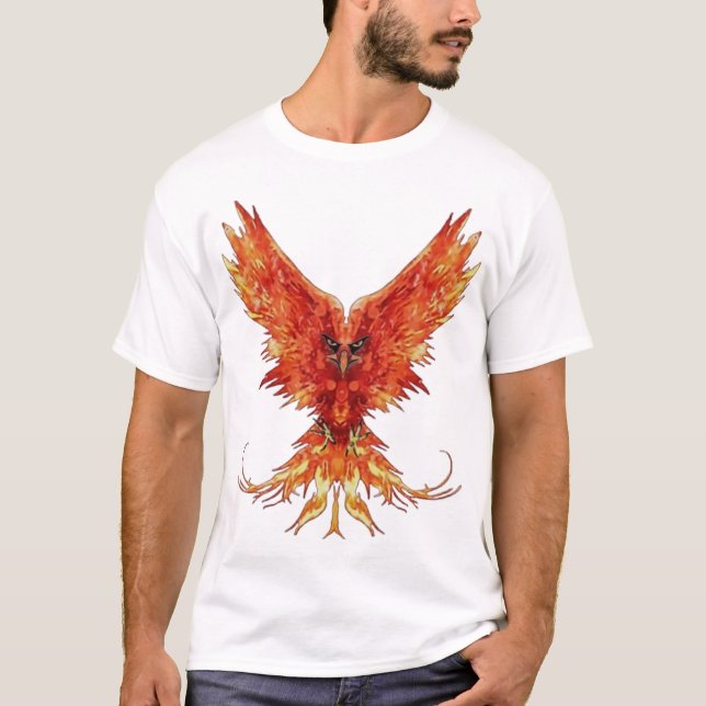 Camiseta 🔥 T-Shirt da Ascensão Phoenix (Frente)