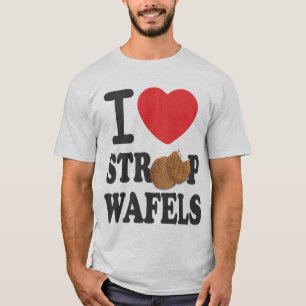 Camiseta t-shirt da assinatura de iLoveStroopwafels.com