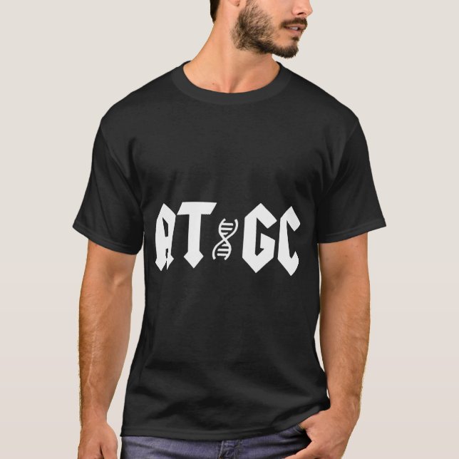 Camiseta T-Shirt da AT GC DNA Science (Frente)