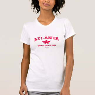 Camiseta T-shirt da Atlanta das mulheres