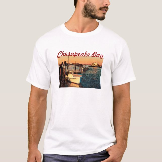 Camiseta T-shirt da baía de Chesapeake (Frente)