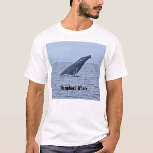 Camiseta T-shirt da baleia de Humpback