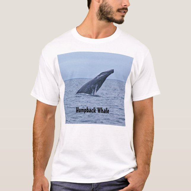 Camiseta T-shirt da baleia de Humpback (Frente)