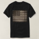 Camiseta T-shirt da bandeira americana do vintage (Frente do Design)