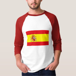Camiseta T-shirt da bandeira da espanha