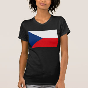 Camiseta T-shirt da bandeira da república checa