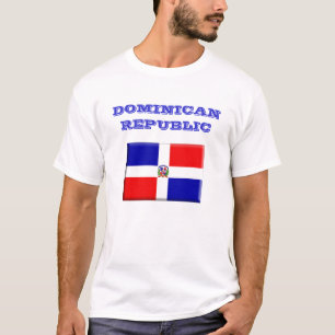Camiseta T-shirt da bandeira da República Dominicana