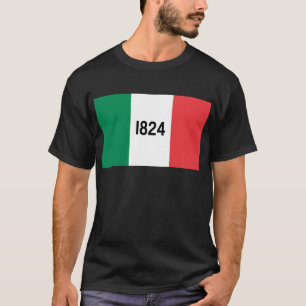 Camiseta T-shirt da bandeira de Alamo
