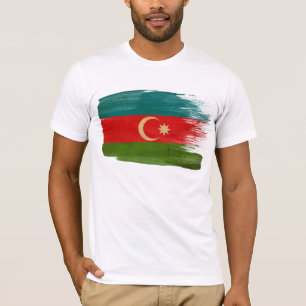 Camiseta T-shirt da bandeira de Azerbaijan